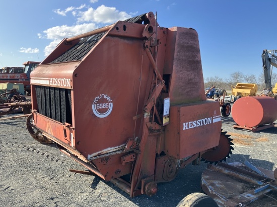 hesston 5585 round baler