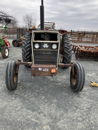 m-f 255 tractor 2801 hrs runs + goes