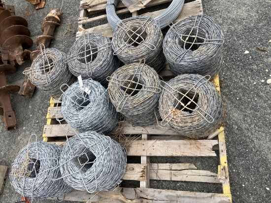 rolls of barb wire