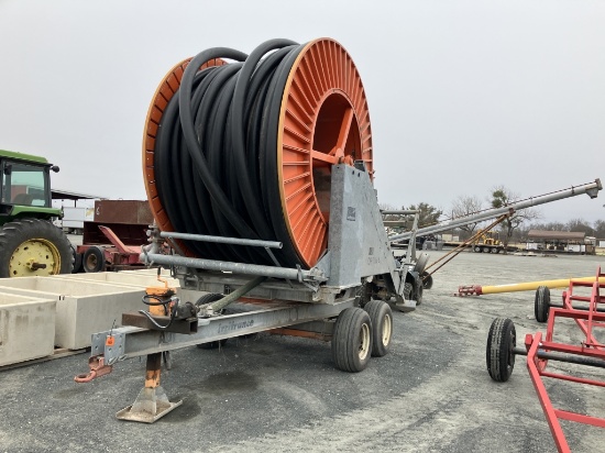 Hose reel irrigation