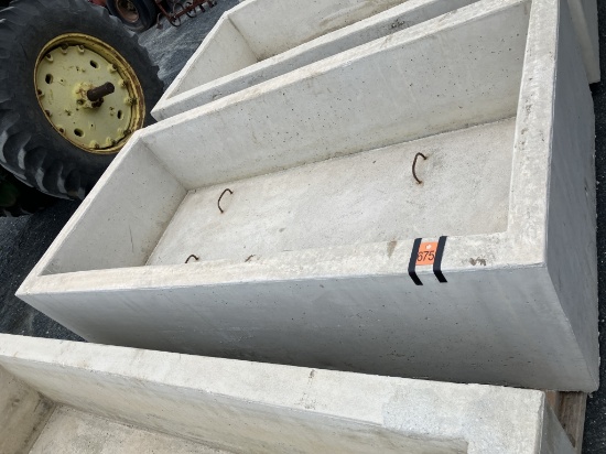 concrete water trough 2x5x8