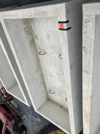 concrete water trough 2x5x8
