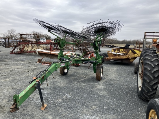 mowhawk 8 wheel hay rake