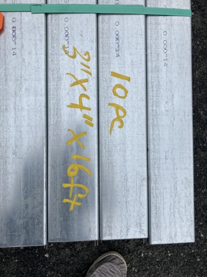 3" x 4" x 16ft galv open perlin