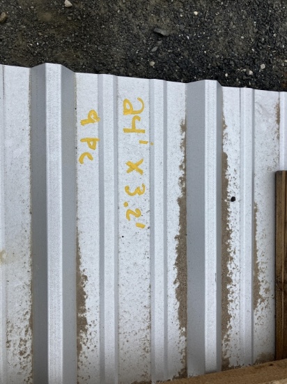 24ft x 3ft    galv r panel