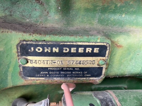 Jd 4430 syncrotrans shows 742 hrs straight tractor