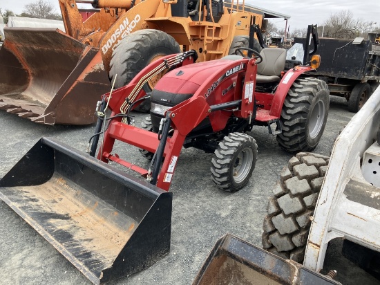 case IH L340A tractor w/ loader showing 154 hrs sn# G38RF000229  ( clean tractor )