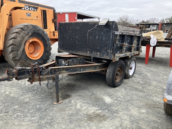 shop made dump trailer
