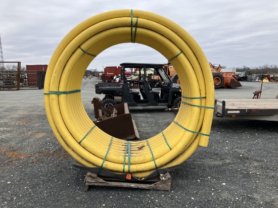 500' roll 4" poly pipe