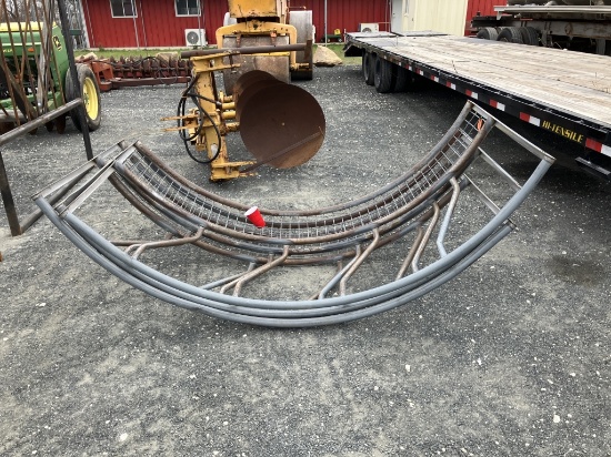 galvized hay ring