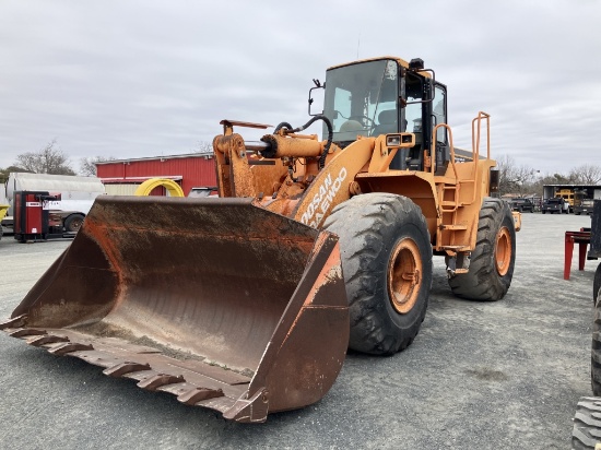 doosan 400v wheel loader 10,846 hrs runs+goes