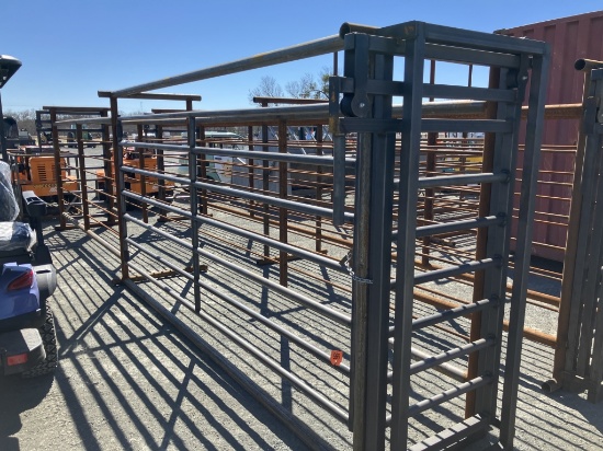 24ft alley w/ 2 slide gates and 1 side gate