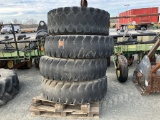 load master 15.5 - 25 l3 12 ply tires + rims