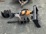 wolverine ss hydrolic post hole digger w/ 2 augers