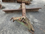 JD 3pt blade broke frame
