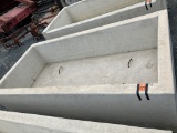 concrete water trough 2x5x8