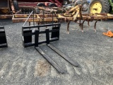 skidsteer pallet forks 48