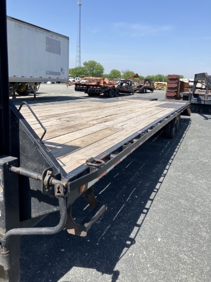 2022 28FT GOOSENECK IRON BULL FLATBED-WTITLE VIN#1064899