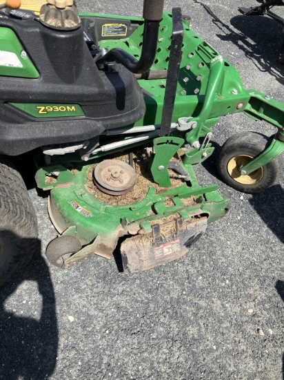 JD Z-TRACK ZERO TURN MOWER-NO RUN