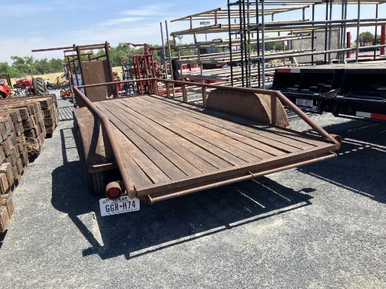 20FT BUMPER PULL TRAILER W/LIC REC-2-7500LB AXLES