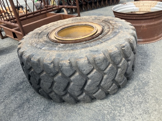 SCRAPER TIRE & WHEEL