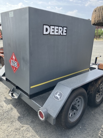 FUEL TRAILER W/PUMP & HOSE REEL- NO PAPER