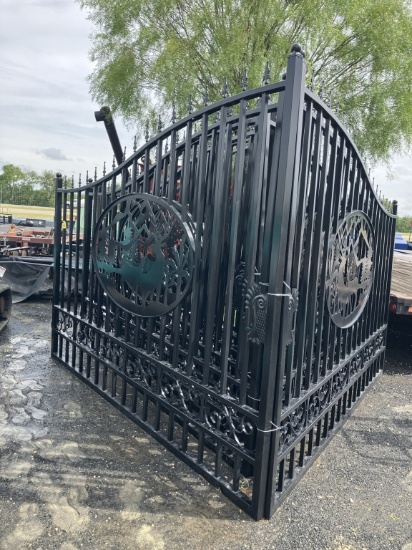 20FT BI PARTING GATES DEER SCENE