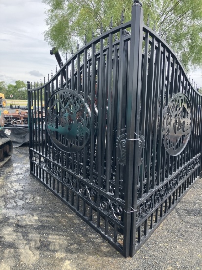 20FT BI PARTING GATES DEER SCENE