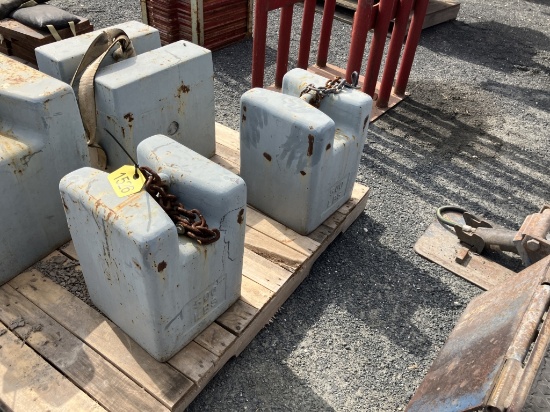 2-500 LB WEIGHTS
