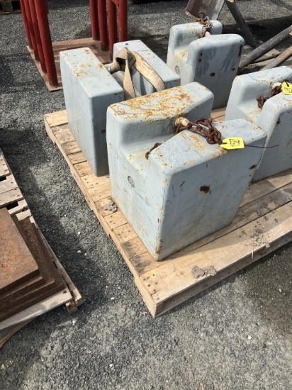 2-1000 LB WEIGHTS