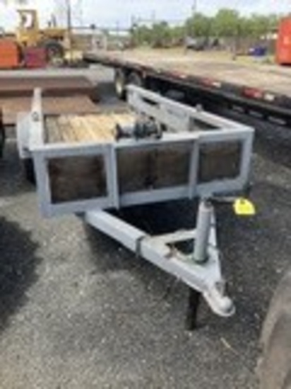 "4FT 7X10 FLATBED TRAILER / HOMEMAIDE