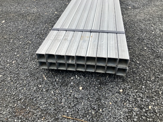 2X2 SQ TUB GALV 18PC X 20 FT