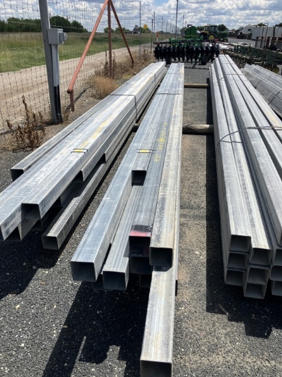 4X4 SQ TUBING GALV 16PC X 34 FT