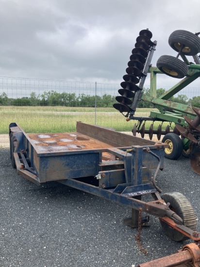 84" X 16FT UTILITY TRAILER STEEL FLOOR 7K AXLES NO PAPER