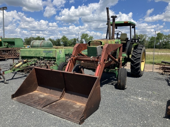 JD 4050 TRACTOR W/ LOADER ENGINE ISSUES