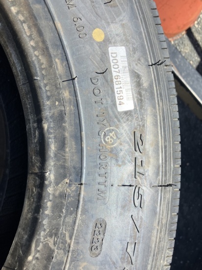 215-75-17.5 TRAILER TIRES