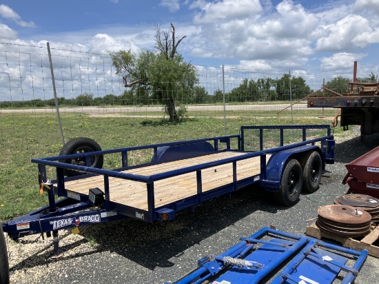"Texas Bragg 16ft Utility Trailer Title Will Come From Dealer