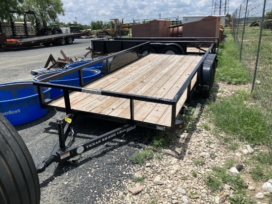 "Texas Bragg 16ft Utility Trailer Title Will Come From Dealer