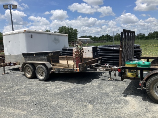 "Lamar Trailer W/Welder Torch Tool Box No Title
