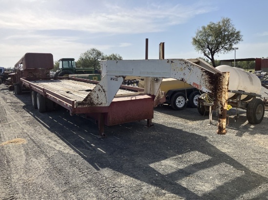 GOOSNECK 26' FLATBED TRAILER NO TITLE VIN#210131-25