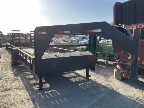 PJ.82'' X 24' UTILITY TYPE FLATBED TRAILER W/TITLE