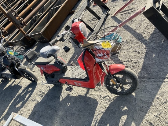 EV RED ELECTRIC SCOOTER