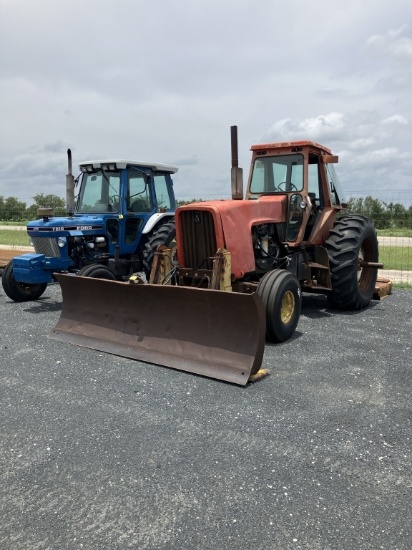 "Allis Chalmers 7040 W/Dozer Blades Runs No Reverse