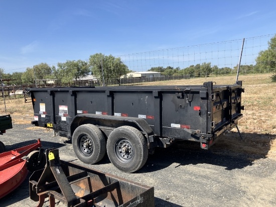 "BIG TEX 83'' X 14' DUMP TRAILER W/SLOW TITLE VIN#16VDX1424L5074435