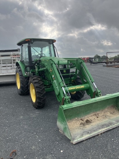 "JD 5100 E TRACTOR W/540M LOADER ONLY 384 HRS LIKE NEW