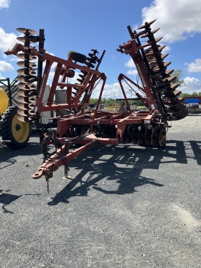 "SUNFLOWER 1434 DISC 32FT GOOD STRAIGHT PLOW FRONT BLADES 21''