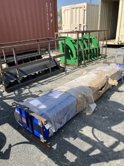 BLUE 2 POST CAR LIFT