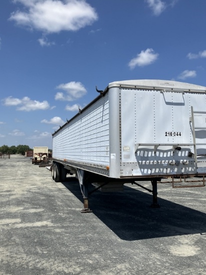 "1992 WILSON HOPPER BOTTOM GRAIN TRAILER W/TITLE