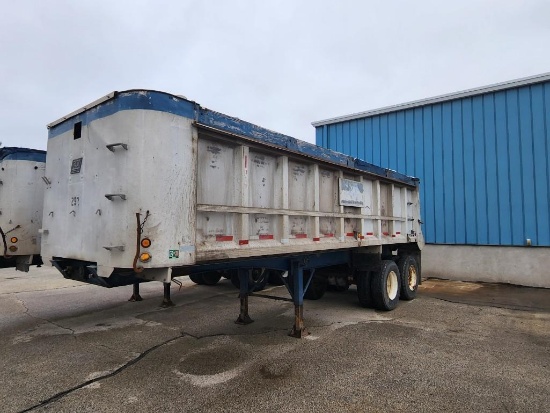 1977 East Frame-Type T/A Aluminum End Dump Trailer