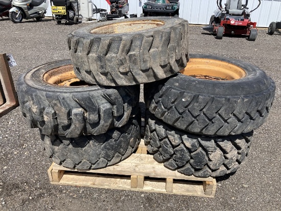 (5) Skidsteer Tires